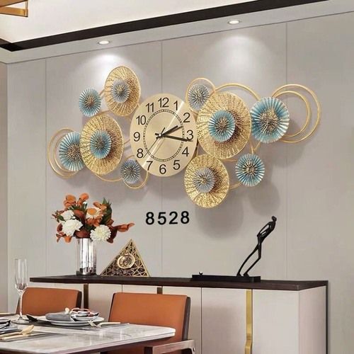 Round Shape metal wall clock