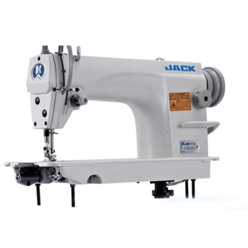 Single Needle Sewing Machine - Electric Operation, New Condition, Durable White Design | High Performance, Single Needle Precision