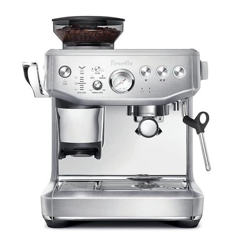 Breville Brushed Stainless Steel The Barista Express Impress Coffee Maker 