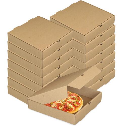 Eco Friendly Durable Plain Paper Pizza Boxes