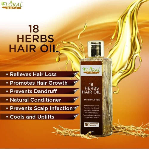 Floral Herbal 18 Herbs Hair Oil