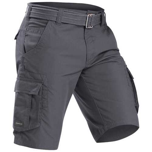 Washable Anti Wrinkle And Fade Fabric Grey Color 6 Pockets Cargo Short Pants  at Best Price in Hyderabad