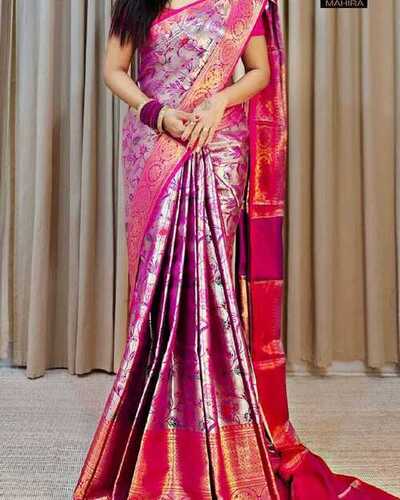 Festive Wear Woven Design Indian Sarees