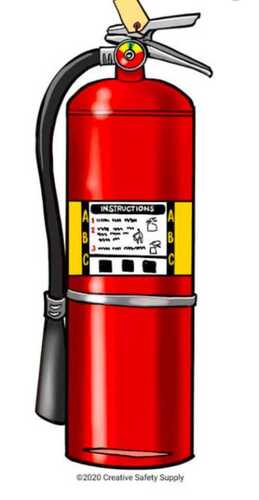 Fire Extinguisher Cylinder - Durable Metal, Lightweight Design | Corrosion-Resistant, Pressure-Tested for Reliability, Compact with Clear Pressure Gauge