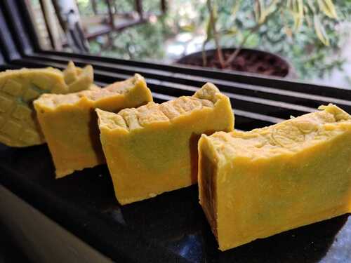 Homemade organic soap