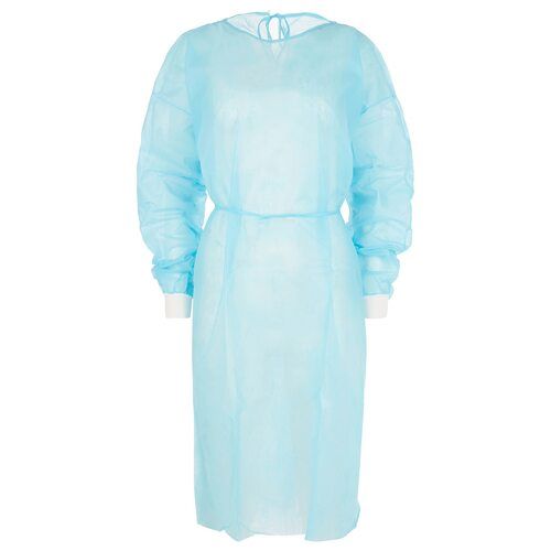 Comfortable Soft Blue Disposable Surgical Gown