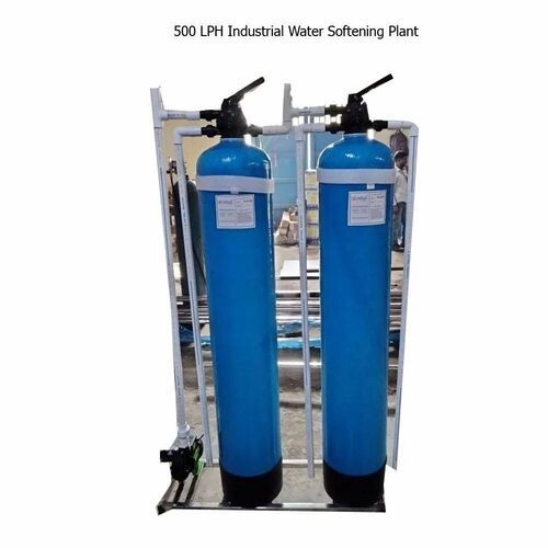Automatic 500 LPH Industrial Water Softening Plant