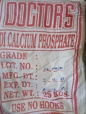 Di Calcium Phosphate - 99% Purity, Powder Form for Industrial Applications | Molecular Formula: CaHPO4, 12 Months Shelf Life