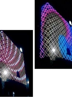 Outdoor LED Facade Lighting System