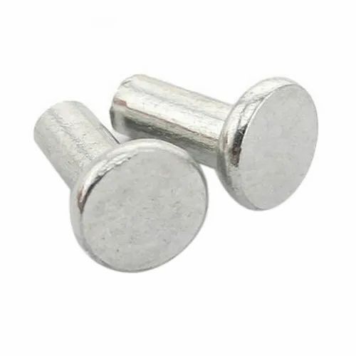 Silver Color Round Shape MS Flat Head Rivets