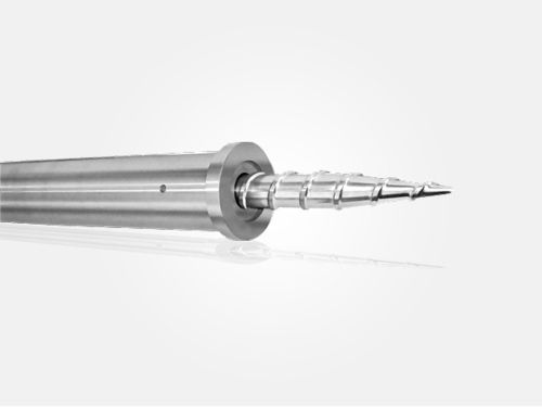 Round Shape Silver Single Screw Barrel