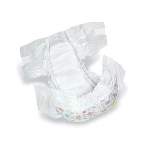 White Disposable Baby Diapers - Soft, Breathable Design | Perfect for Comfort and Convenience in India