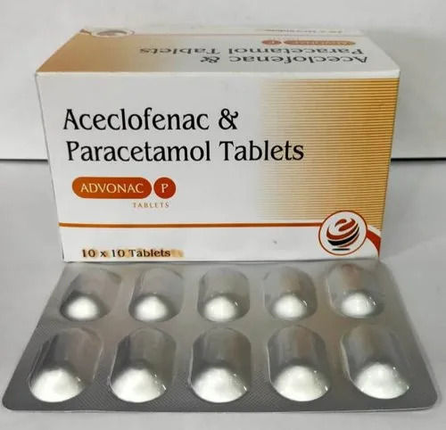 Aceclofenac 100mg + Paracetamol 325 mg Tablets