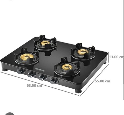 4 Burner Stainless Steel Automatic Gas Stove