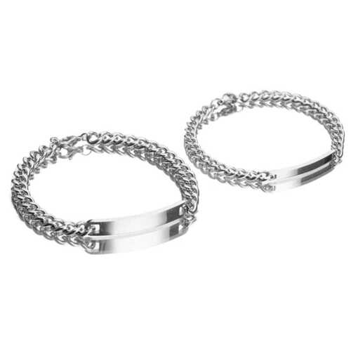 Finest Pure Silver Man Bracelet