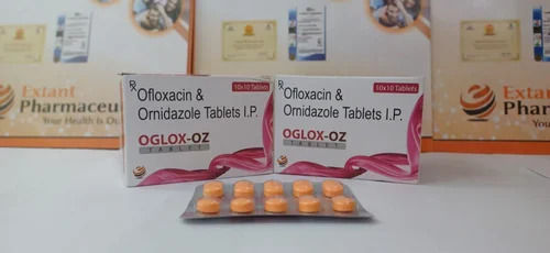 Ofloxacin 200mg + Ornidazole 500mg Tablets