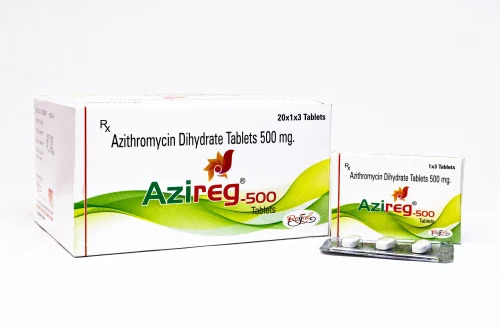 Azithromycin 500 Mg Tablets - Medicine Grade, Cool And Dry Storage | Designed For Hospital And Clinic Use