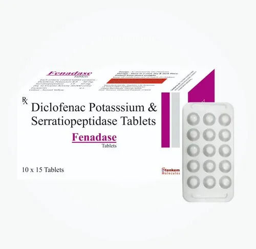 Diclofenac 50mg Serratiopeptidase 10mg Tablets