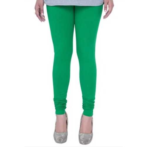 Casual Wear Skin-Friendly Slim Fit Breathable Readymade Plain Cotton Churidar Leggings for Ladies