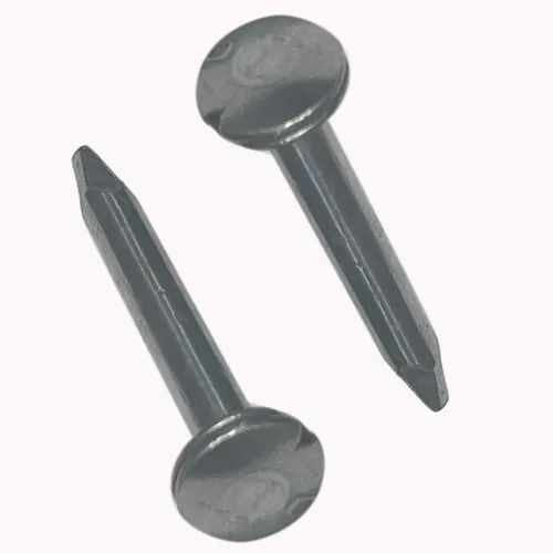 Silver Color Round Shape Iron Roofing Nail For Construction