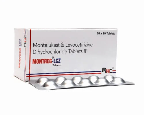 Montelukast Sodium 10 mg Plus Levocetrizine Dihydrochloride 5mg Tablets