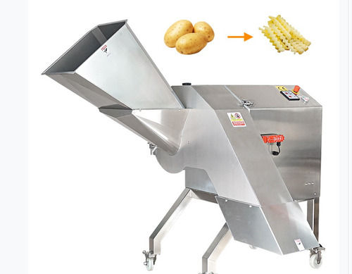 Potato wave French fry cutting machine