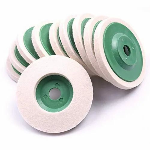 Multi Color Round Shape Felt Polishing Wheels