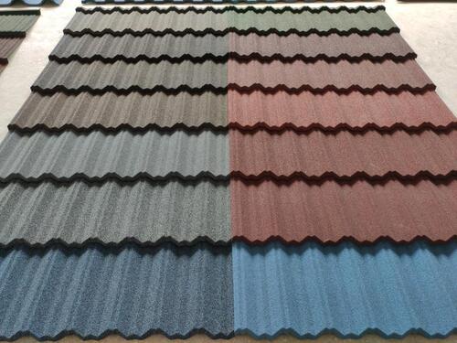 Iron Crystal Roofing Tile - Steel Square Plain Pattern, Durable Low Maintenance