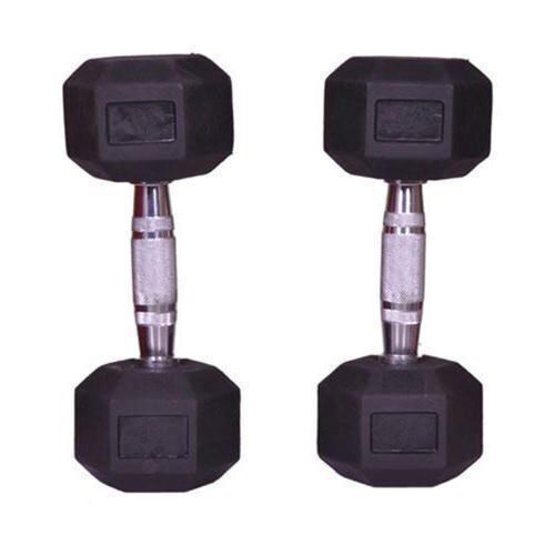 Rubber Coated Hex Dumbbell, Weight