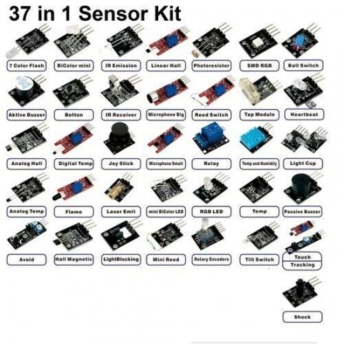 Long Lasting 37 In 1 Sensors Kit For Arduino