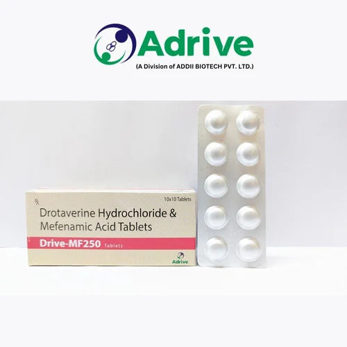 Drotaverine Hydrochloride IP 80 mg Plus Mefenamic Acid 250 mg Tablets