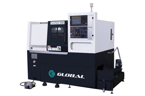 Lathe Machine - Corrosion Resistant, High Strength, Standard Size , Automatic Control System, Simple Control, High Performance, High Efficiency, Stable Performance, Color Coated Finish