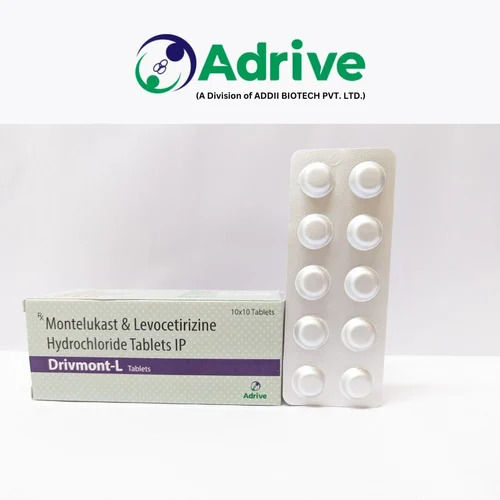 Levocetirizine Hydrochloride IP 5 mg Plus Montelukast Sodium 10 mg