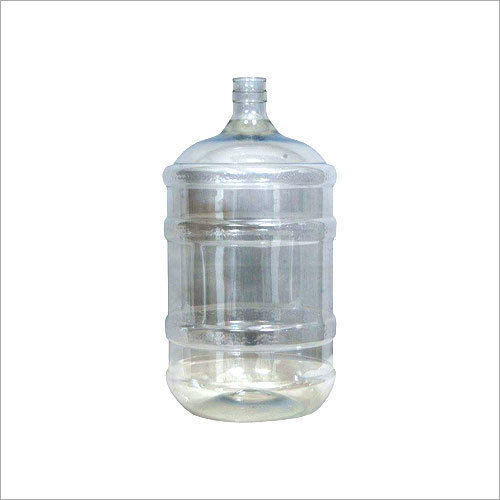 White Color Round Shape Plastic Mineral Water Jar