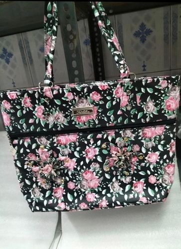 Multi-Color Printed Flower Handbags