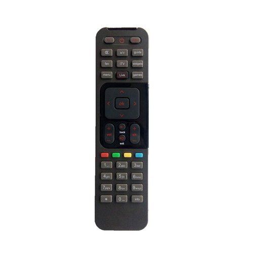 Black Color Rectangulr Shape Abs Material Dth Remote