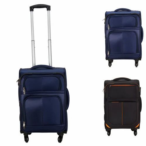 Multi Color Polyester Material Wheel Luggage Bag