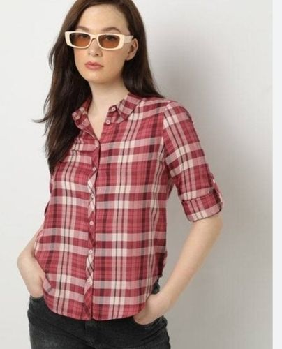 Comfortable Breathable Multi-Color Women Printed Casual Shirts