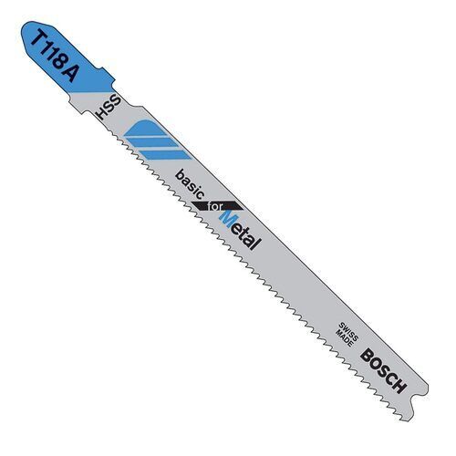 Lightweight Rectangular Color Coated Metal Body High Strength Jigsaw Blade for Metal Cutting