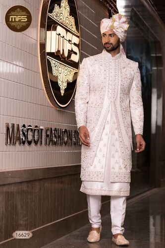 Mens Partywear Embroidered Sherwani