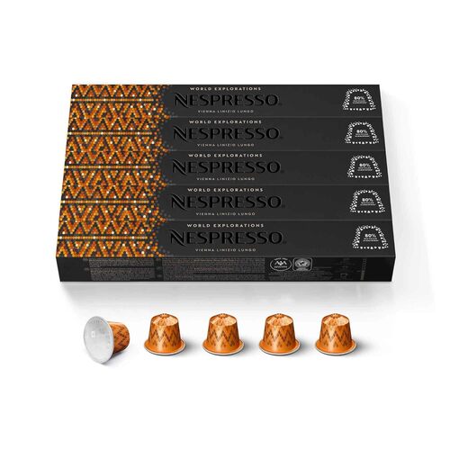 Rich Taste Nespresso Vienna Linizio Lungo Coffee Capsules