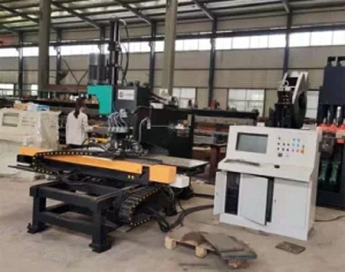 C Type Plate Punching Marking and Drilling Machine