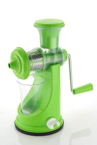 Fruit Juice Machine - New, Polished Surface, Long Life Durability | Modern Design, Manual Operation, Available in Green and Yellow