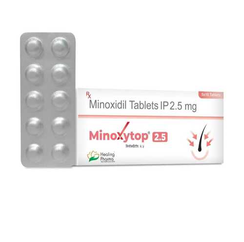 P 2.5 mg Minoxidil Tablets, 10x10 Pack