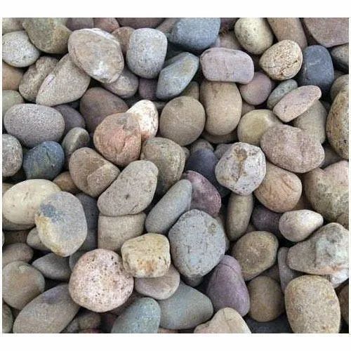 Brown Natural Stone River Pebble For Landscaping