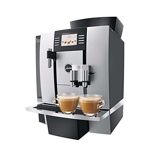 Jura X3 Giga Pro Bean to Cup Coffee Machine - Stainless Steel, Silver & Black, 2700W | Triple Thermoblock, Ceramic Grinders, Touchscreen Interface