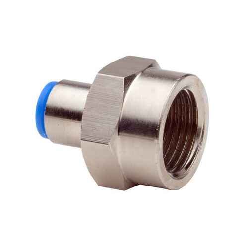 WP2121063 Janatics One Touch Dia10x1/2 Standard Straight BSP,1/2,10 Pipe Female Connector