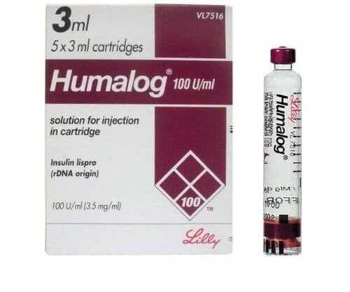 Humalog Mix 25 100 Iu Ml Cartridge