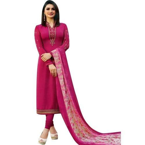 Pink Casual Wear Salwar Kameez