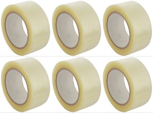 Single Sided Highly Sticky Waterproof Acrylic Adhesive Plain Bopp White Packing Tapes